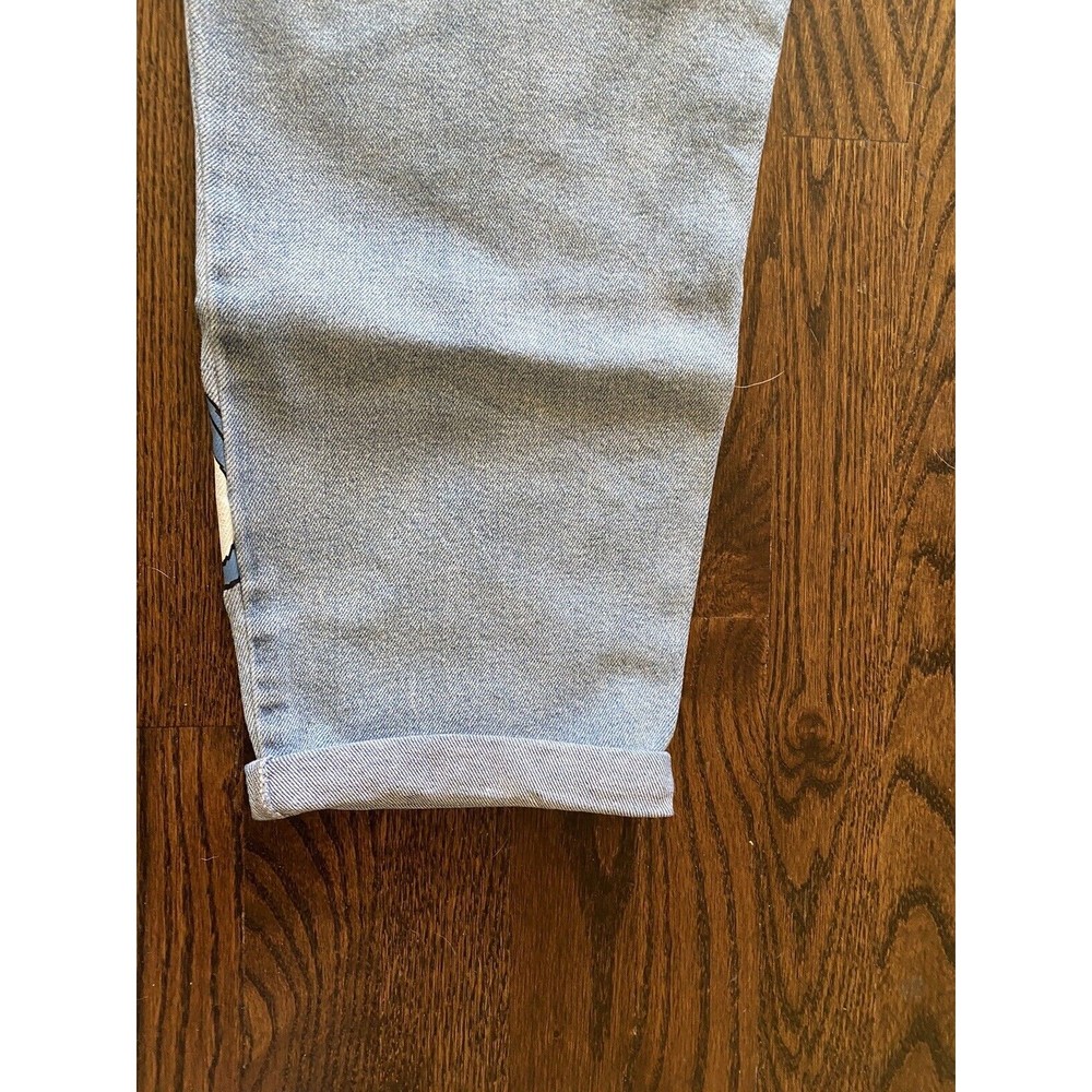 NWT My Neighbor Totoro Size 17 Stretch Light Blue Jeans Hot Topic Rolled Cuff - Picture 8 of 8